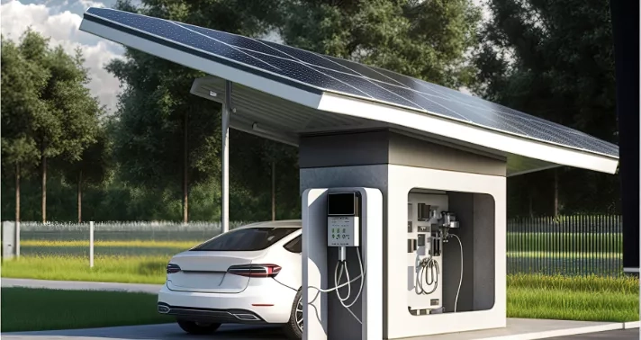Panneau solaire voiture électrique